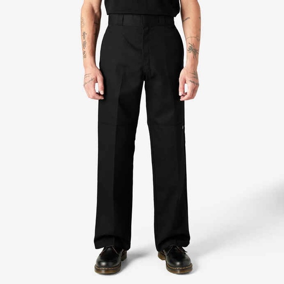🖤👖🖤 Dickies Men's Loose Fit Double Knee Twill Work Pants - Black - Size 36x30 - Picture 6 of 13